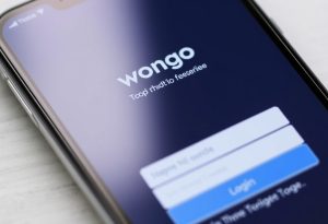 Alt text image: Wongo in login screen on the Wongo app.